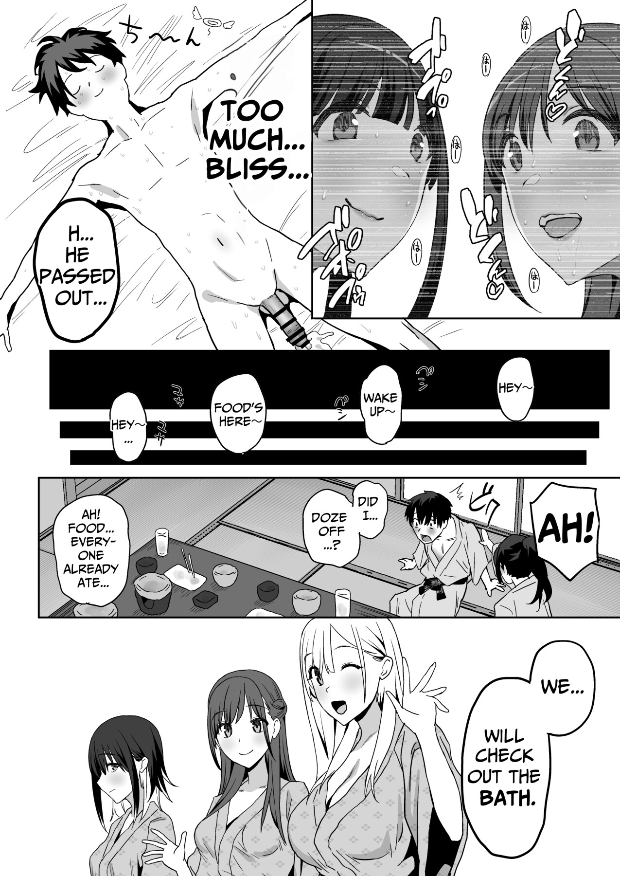 Hentai Manga Comic-Only One Guy At The Fuck Club's Intensive Training Camp-Read-63